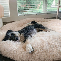 Calming Donut Dog Bed - Plush Round Comfort Bed